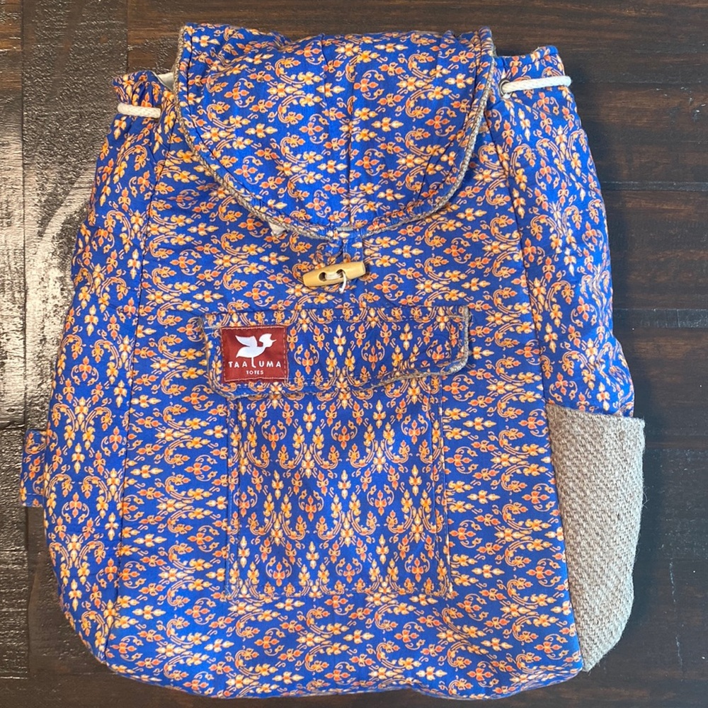 Beautifully printed Taa Luma backpack